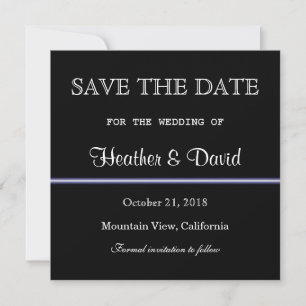 Faire-part de mariage de la date de sauvegarde du 