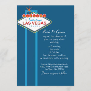 Faire-part de mariage de Las Vegas