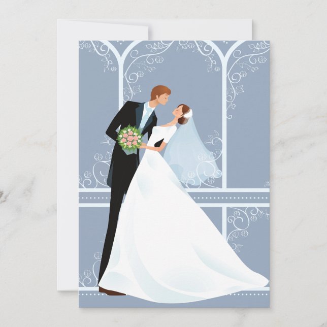 Faire-part de mariage de l'épouse (Devant)