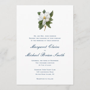 Faire-part de mariage de Magnolia