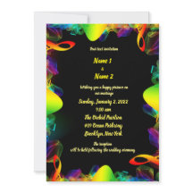 Faire-part de mariage de mélodie couleur
