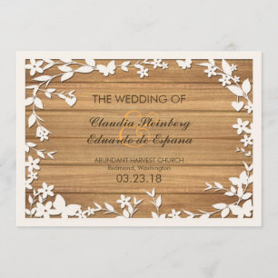 Faire-part de mariage de Papel Picado - belles