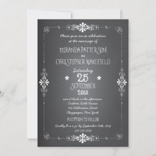 Faire-part de mariage de tableau de bord avec RSVP