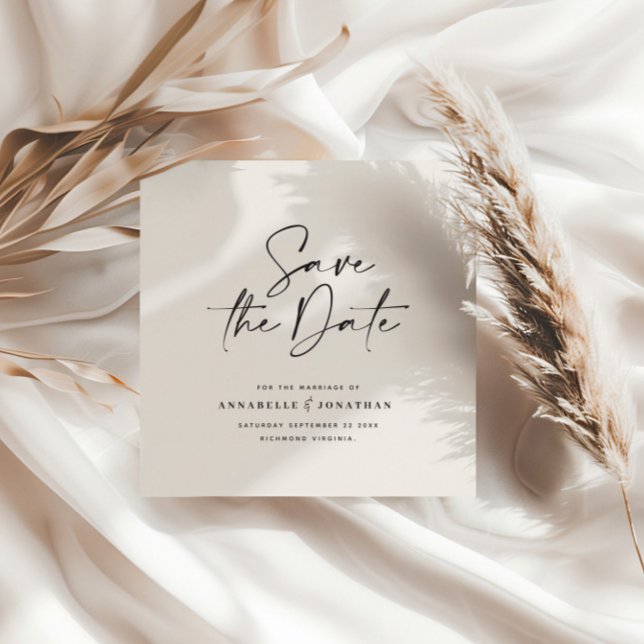 Faire-part de mariage de typographie manuscrite mo (Créateur téléchargé)