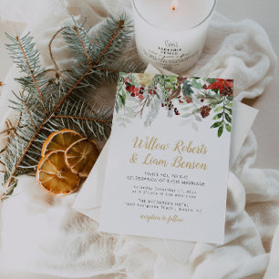 Faire-part de mariage de vacances rustique