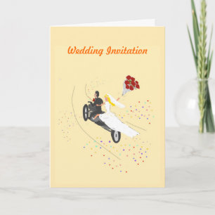 Faire-part de mariage de vélo