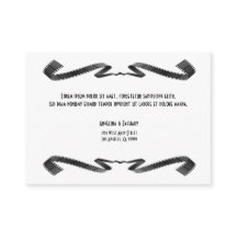 Faire-part de mariage de ventilateur de cinéma con