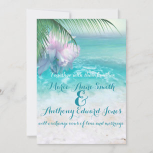 Faire-part de mariage D'EAUX OCÉANIQUES ÉPARGNANTE