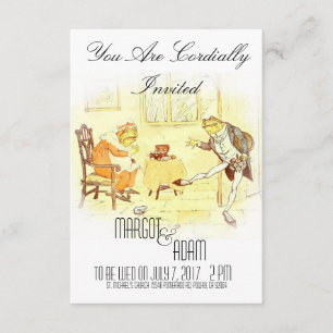 Faire-part de mariage décalée, invitation de maria