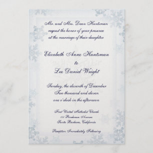 Faire-part de mariage décoré d'un monogramme de