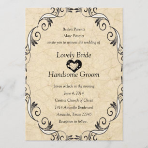 Faire-part de mariage des Écritures chrétiennes