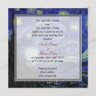 faire-part de mariage des parents de la mariée et 