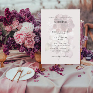 Faire-part de mariage d'hiver Bourgogne
