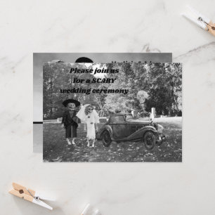 Faire-part de mariage d'horreur de mariée