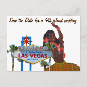 Faire-part de mariage d'île de Las Vegas 9ème