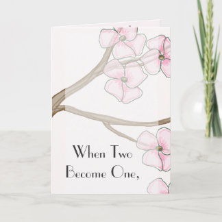 Faire-part de mariage Dogwood