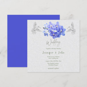 Faire-part de mariage d'orchidées