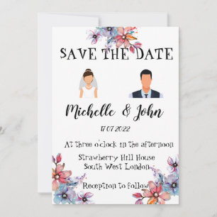 Faire-part de mariage drôle  