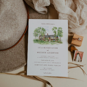 Faire-part de mariage du Harvest Inn Napa Valley