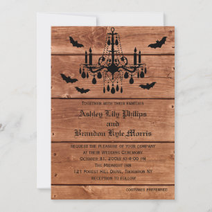 Faire-part de mariage du lustre de la Barne d'Hall