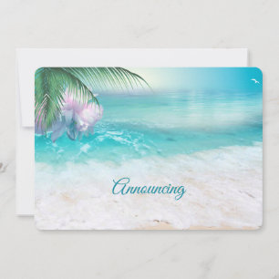 Faire-part de mariage EAUX DE L'OCEAN ETINCELANTES