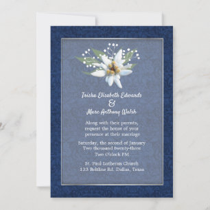 Faire-part de mariage Edelweiss