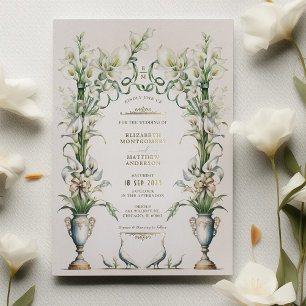 Faire-part de mariage Élégance de lys calla victor