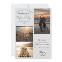 Faire-part de mariage élégant 