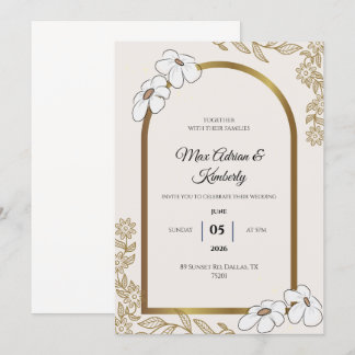Faire-part de mariage élégants | Designs minimalis