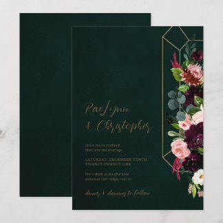 Faire-part de mariage en bijou