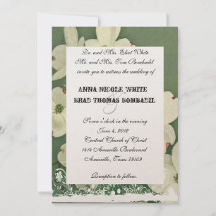 Faire-part de mariage en fleurs de cerisiers Vinta
