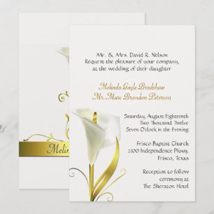 Faire-part de mariage en ivoire traditionnel de
