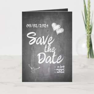 Faire-part de mariage en typographie de tableau no