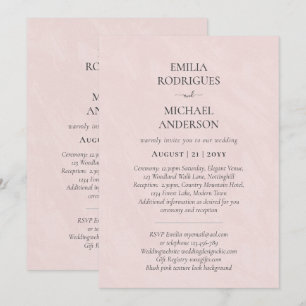 Faire-part de mariage espagnol BILINGUAL Nuestra B