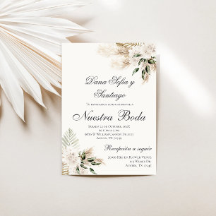 Faire-part de mariage espagnol Boho
