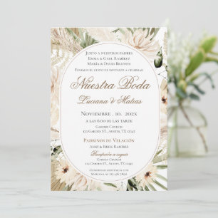 Faire-part de mariage espagnol Boho