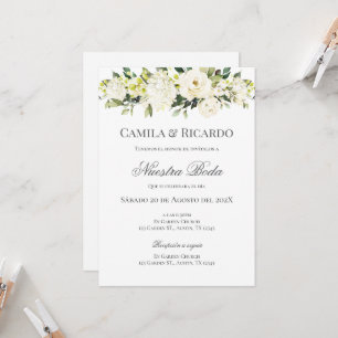 Faire-part de mariage espagnol Boho