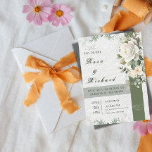 Faire-part de mariage et carte "Save the Date" à m