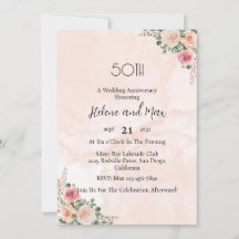 Faire-part de mariage et d'anniversaire de mariage