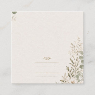 Faire-part de mariage européen en vert olive