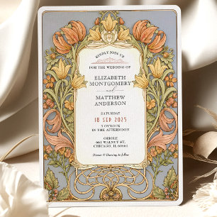 Faire-part de mariage Fall William Morris