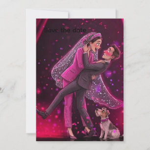 Faire-part de Mariage Fantaisiste avec CuInvitatio