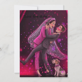 Faire-part de Mariage Fantaisiste avec CuInvitatio