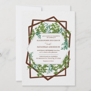 Faire-part de mariage Feuille de l'Eucalyptus