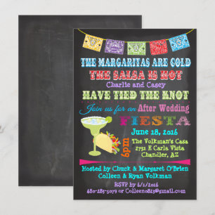 Faire-part de mariage Fiesta Post mexicaine