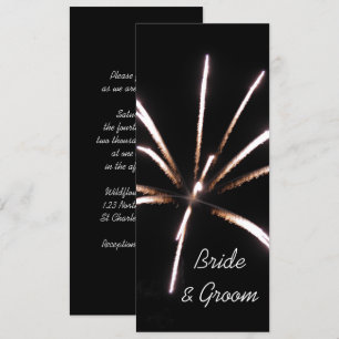 Faire-part de mariage Fireworks