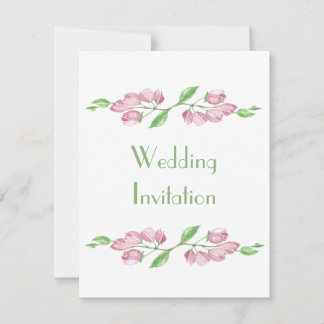 Faire-part de mariage Fleur de cerisier Floral de