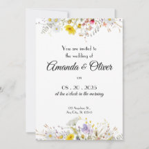 Faire-part de mariage Fleur de printemps