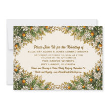 Faire-part de mariage Fleur d'Oranger de Floride
