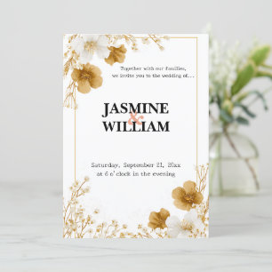 ✨ Faire-part de mariage Floral 💐 💍